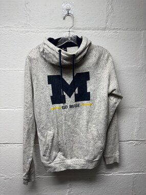Colosseum Michigan Wolverines Cowl Neck Sweatshirt